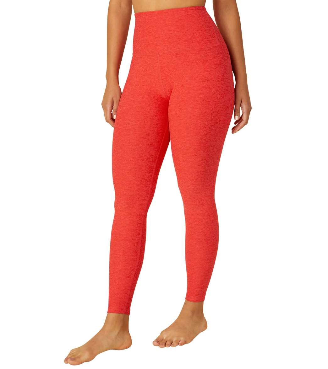 Beyond Yoga Spacedye High Waisted Caught In The Midi 7/8 Yoga Leggings Redflower Scarlet