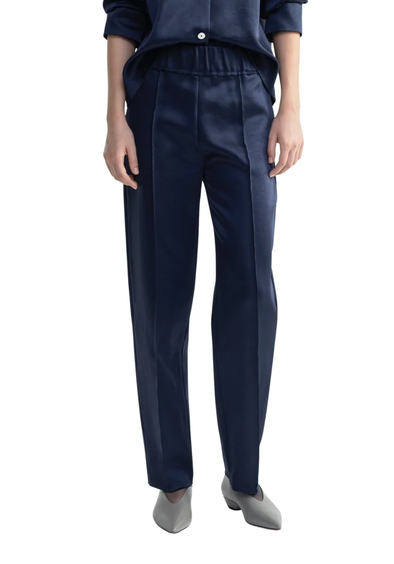 Aura - Heavy Satin Straight Pants