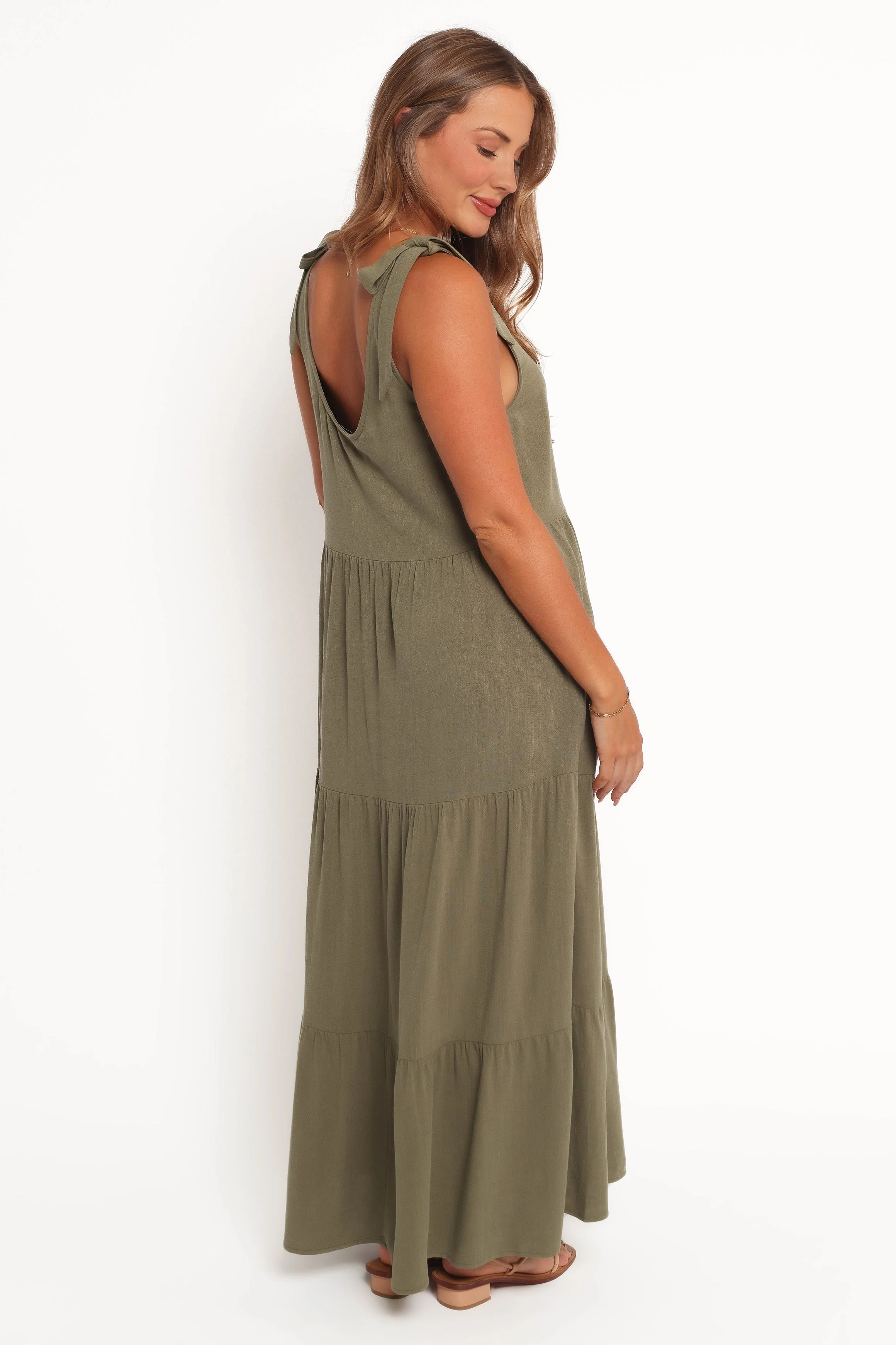 Marcy Midi Dress - Olive