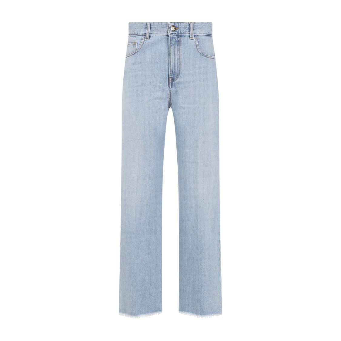 Light Blue Cotton Jeans