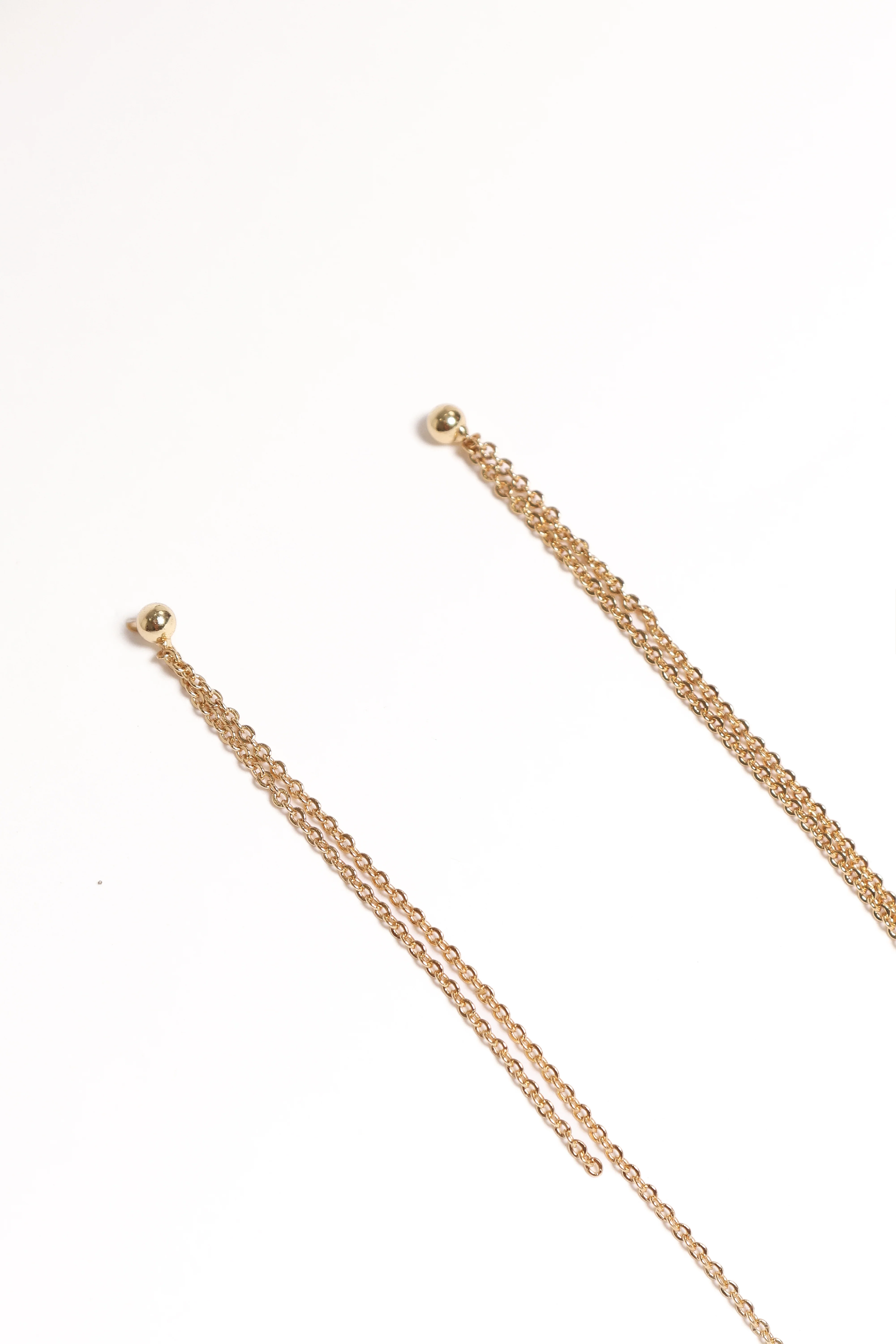 Genevieve Drop Earrings - Gold