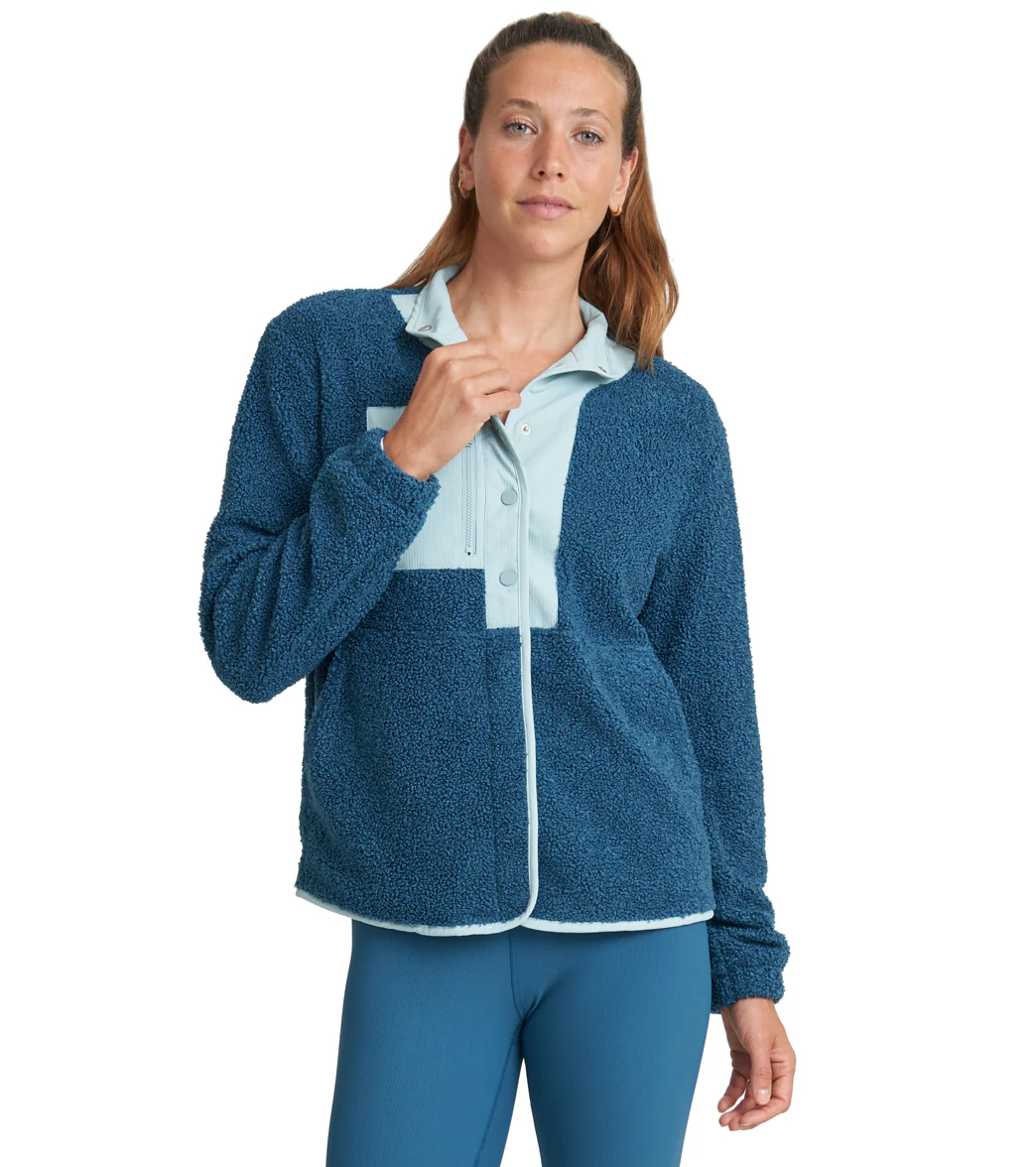 Thrive Societe Sherpa Snap Jacket
