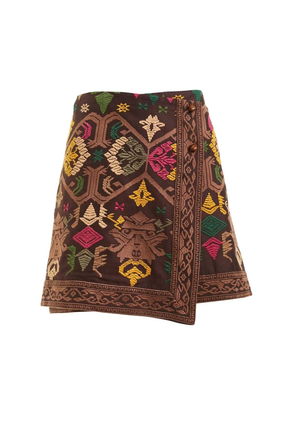 Scarlett Skirt In Chocolate Multi