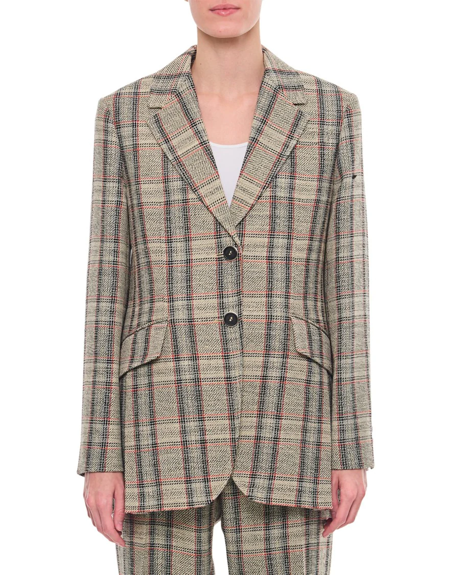 Checked Tailored Jacket