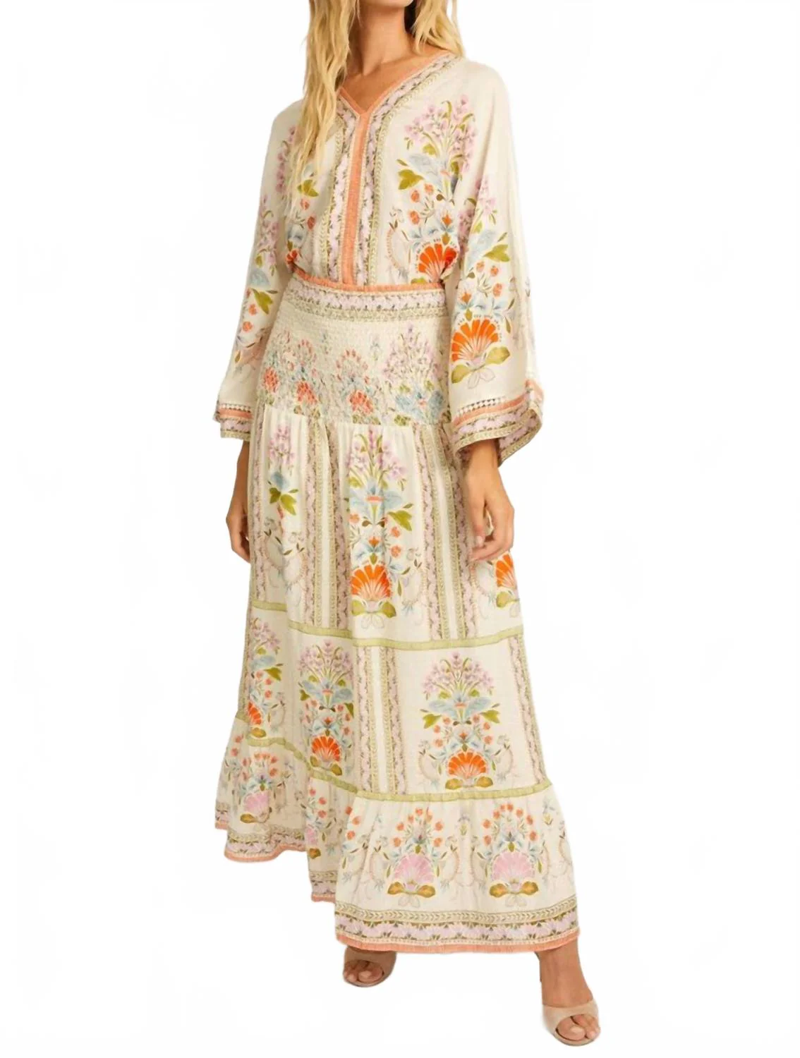 Caballero Chablis Skirt In Vintage Floral