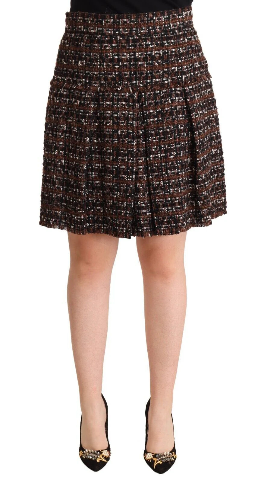 Dolce & Gabbana Chic A-line Pleated Mini Women's Skirt