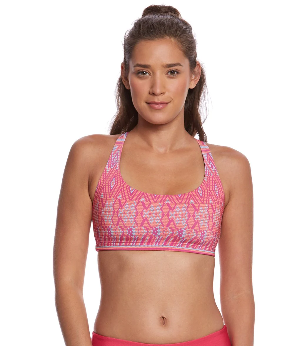 Onzie Chic Yoga Sports Bra Dusk Block