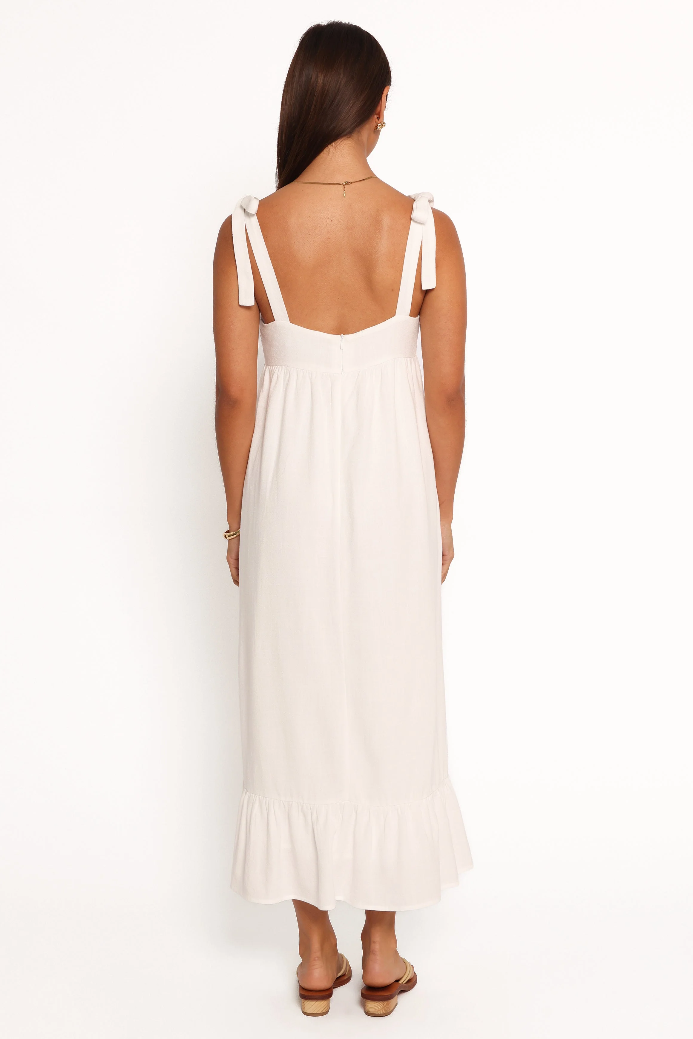 Edison Midi Dress - White