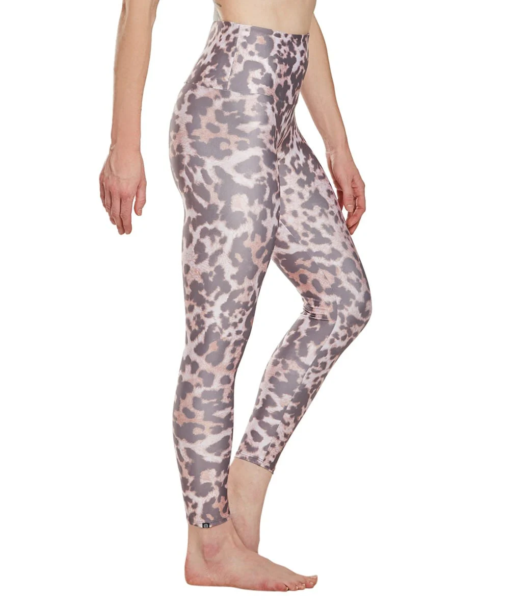 Onzie High Waisted Basic 7/8 Yoga Leggings Wild Thing