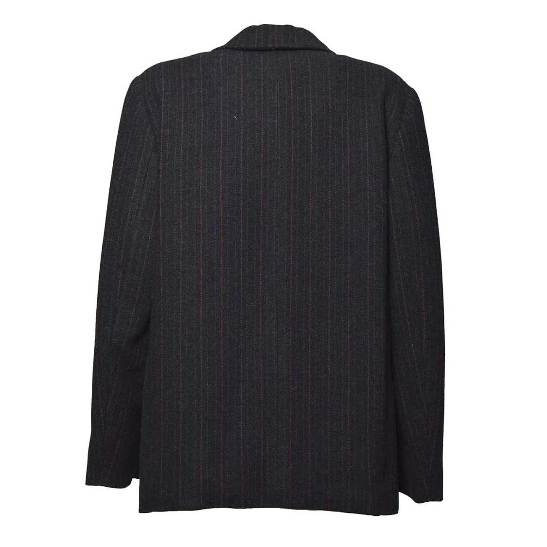 Navy Striped Wool Charlyne Jacket