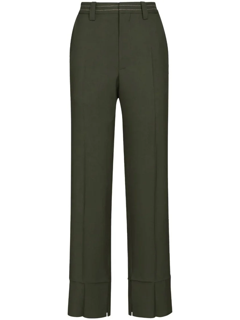 Tailored Green Trousers