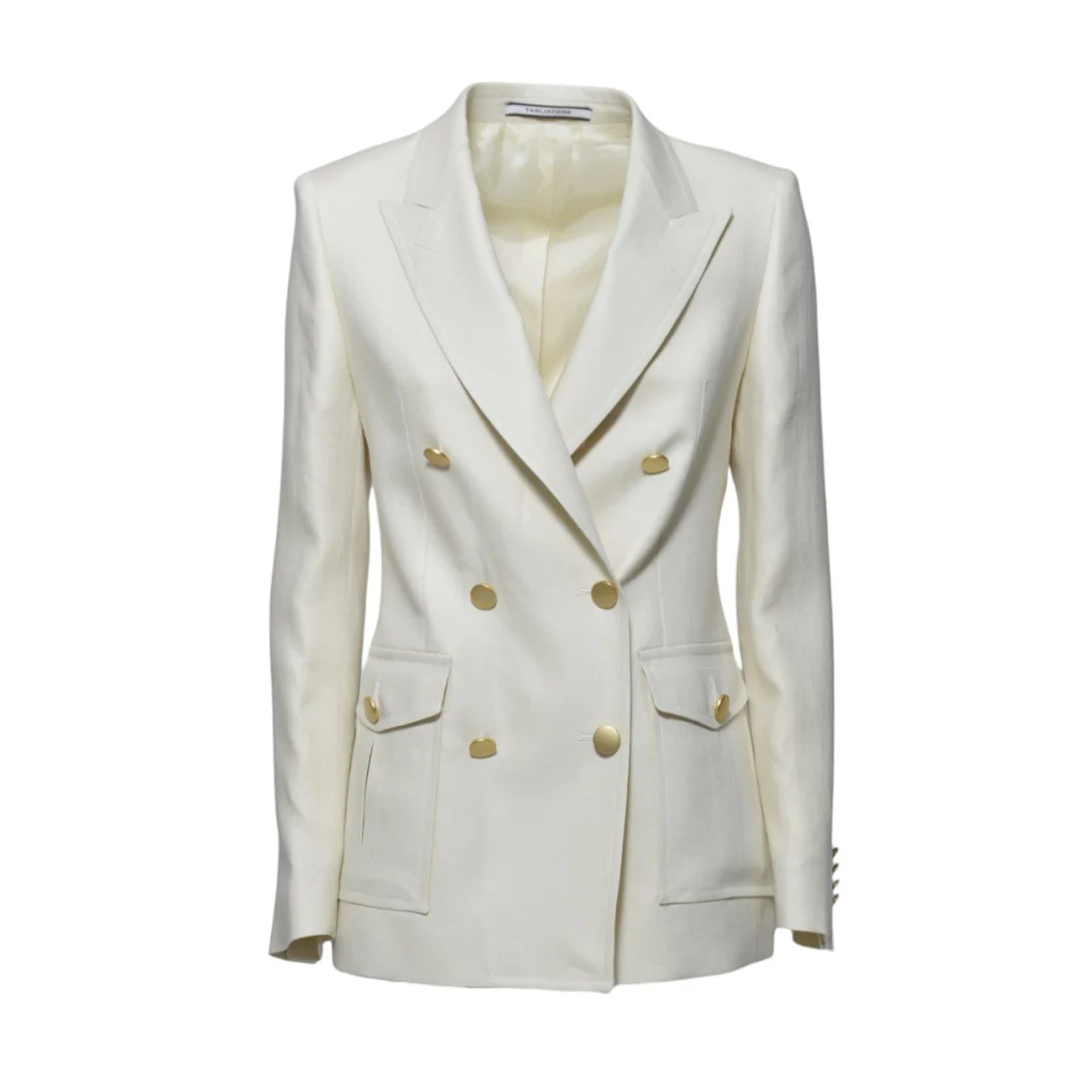 Honey Ivory Linen Twill Jacket