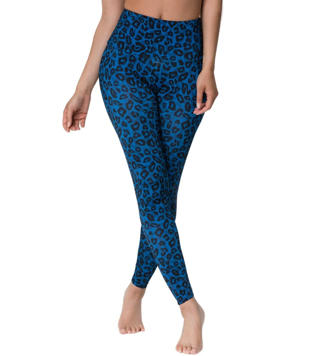 Onzie High Waisted Yoga Leggings Bolt