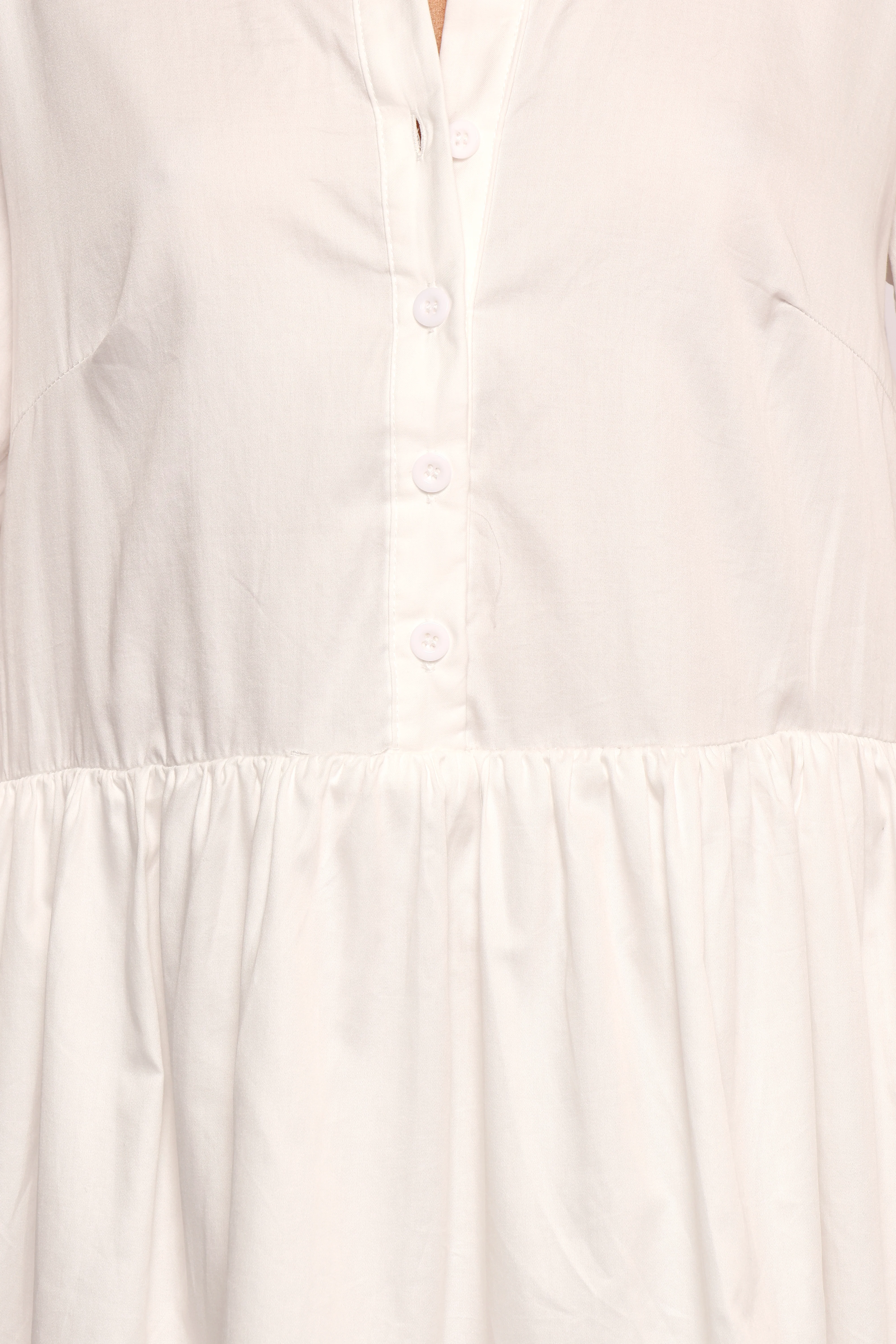 Carlotta Long Sleeve Mini Dress - White