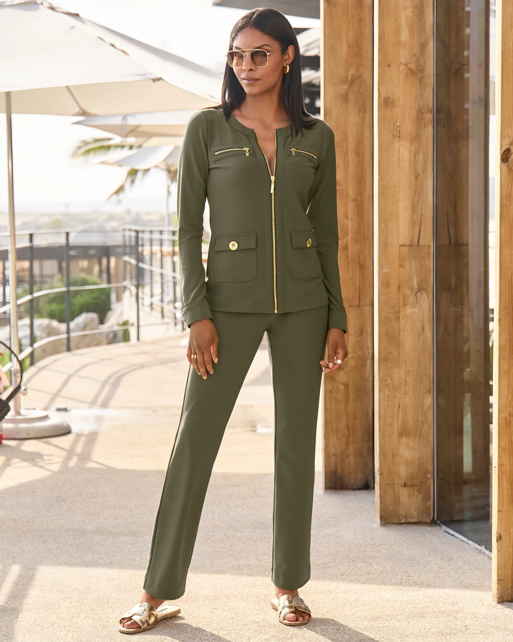 Beyond Travel Chic Coordinates Olive Night