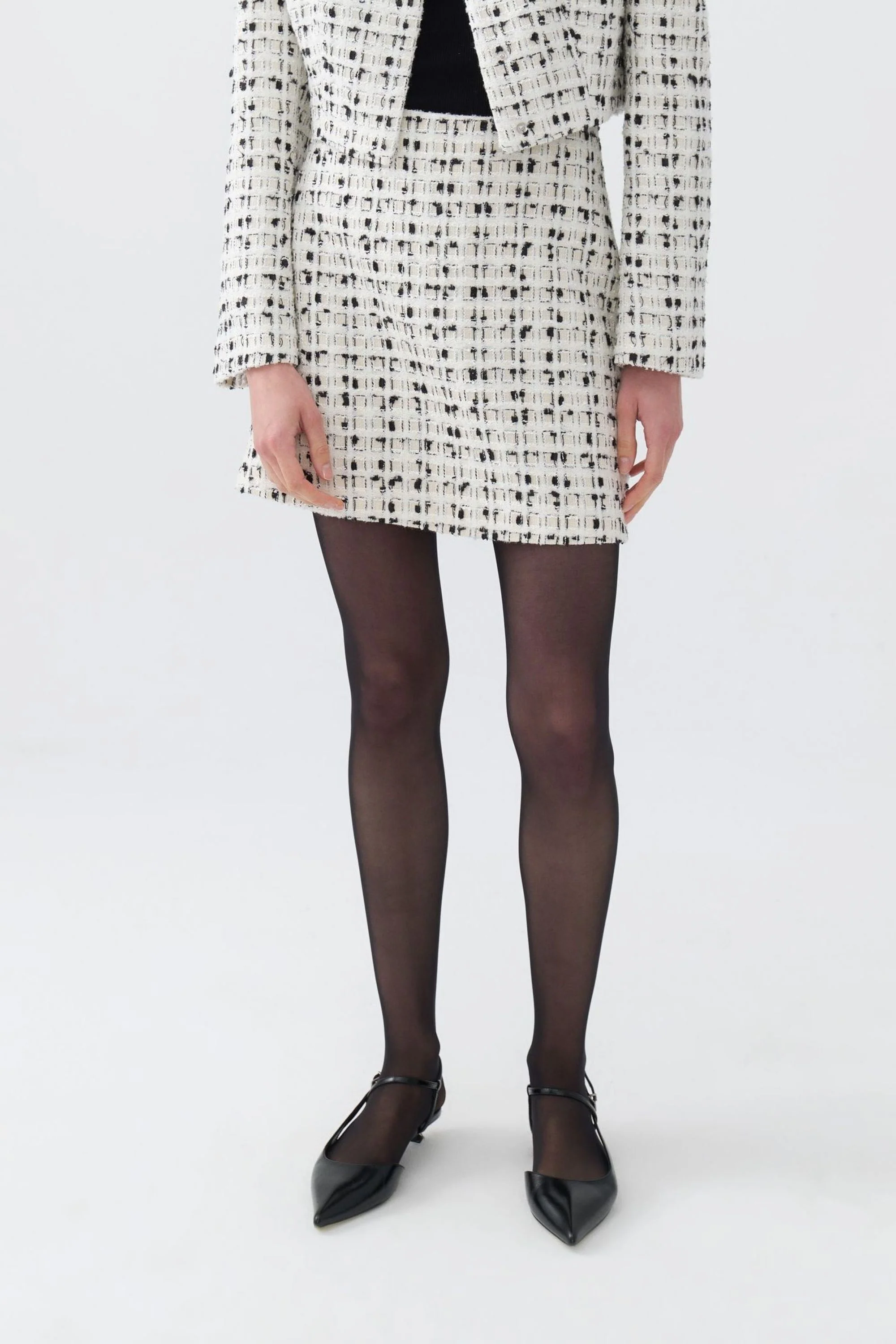 Tweed Mini Skirt
