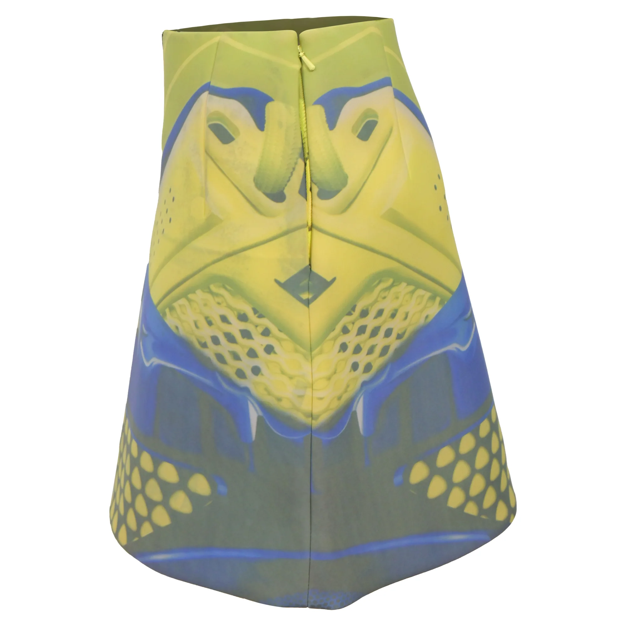 Mary Katrantzou Printed Mini Pencil Skirt in Multicolor Viscose