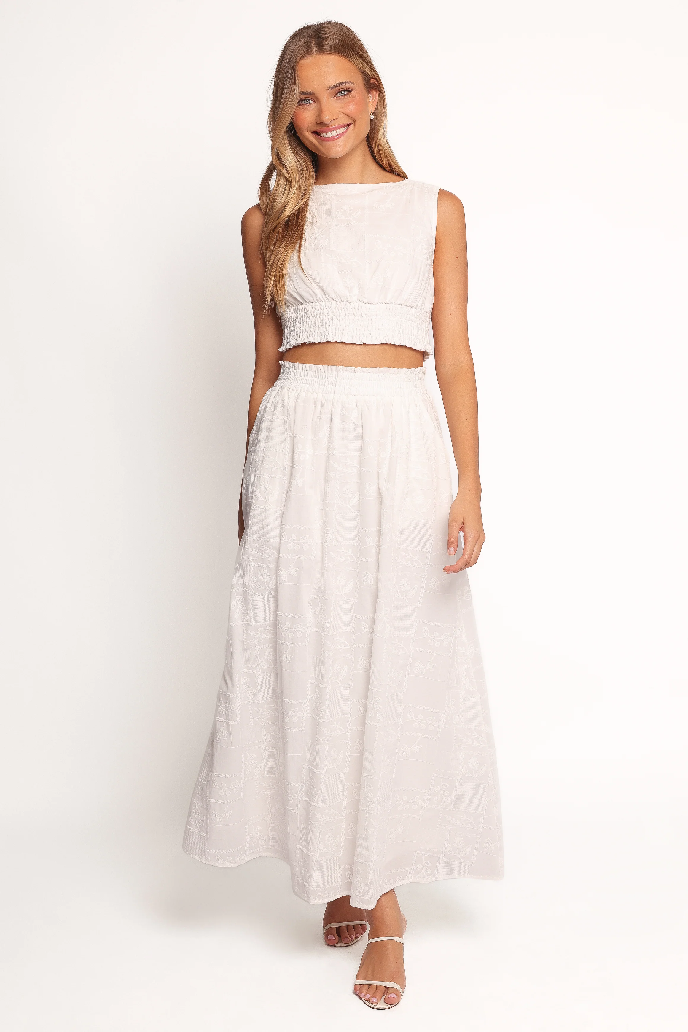 Kimora Maxi Skirt - White