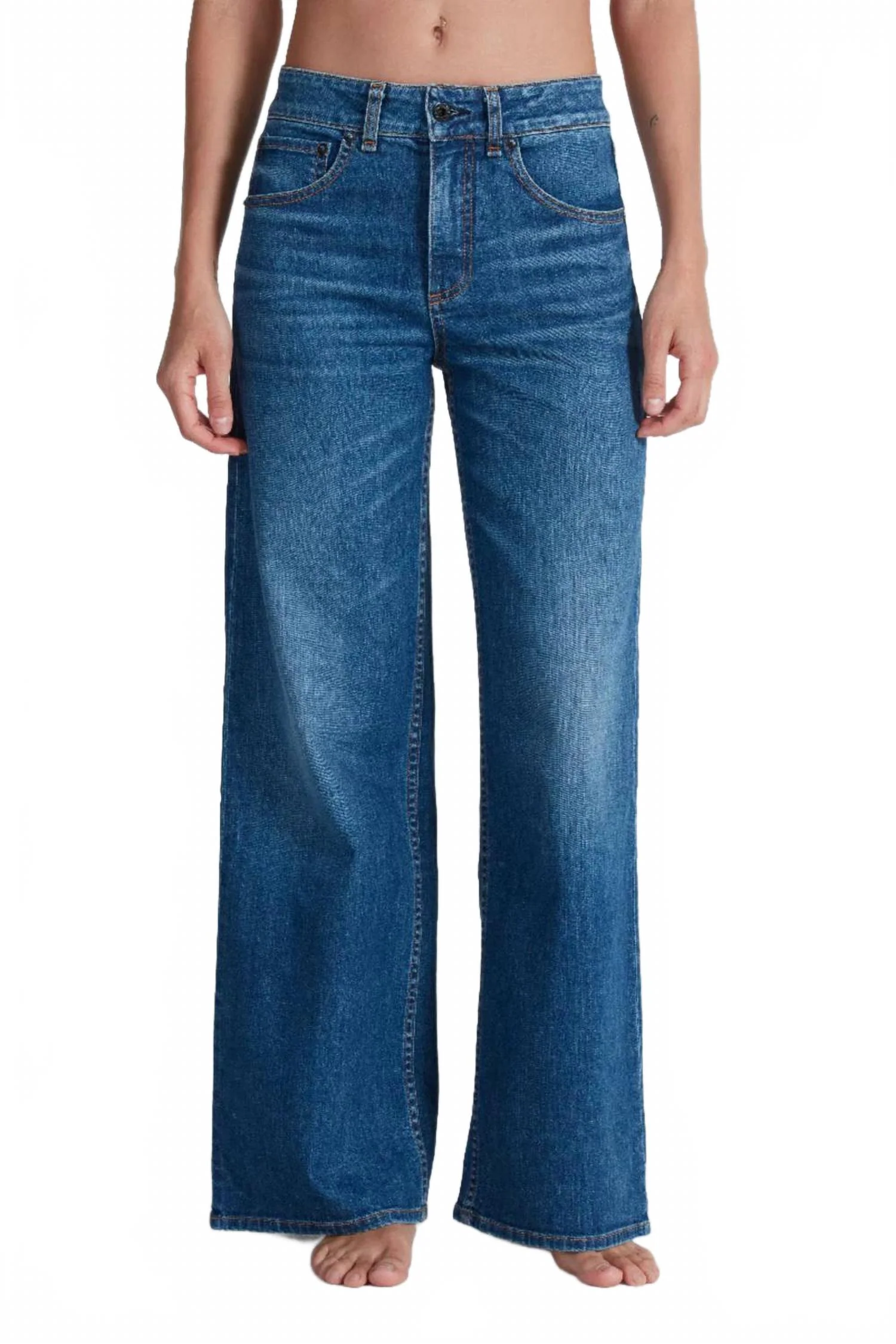 Pistachio Slim Wide Leg In Paris