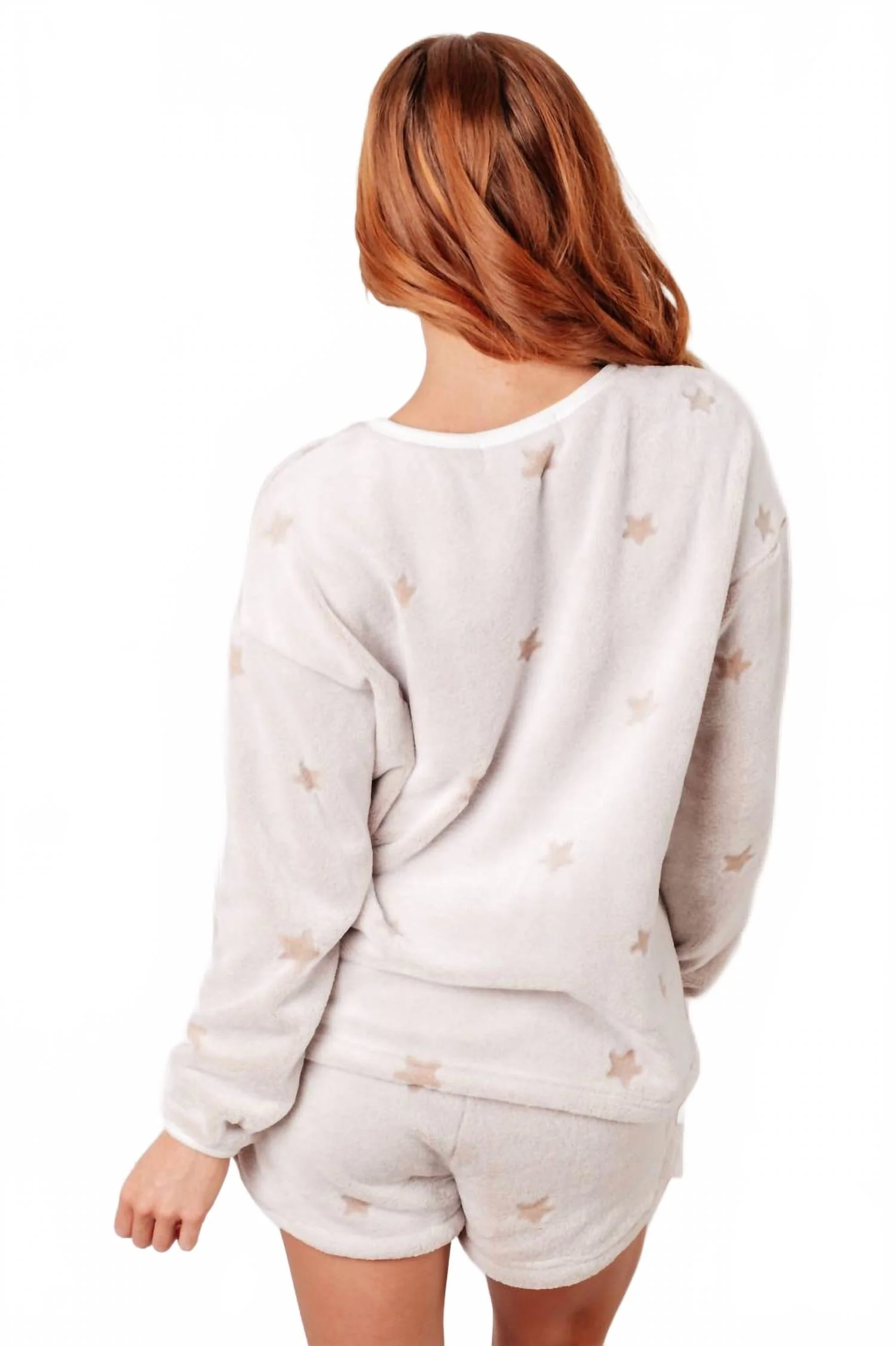 Stars At Night Loungewear Set In Taupe
