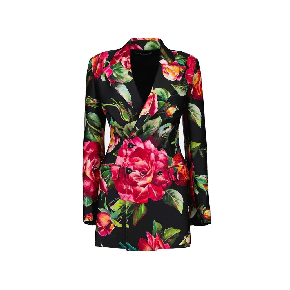 Dolce & Gabbana Flower Print Women's Blazer