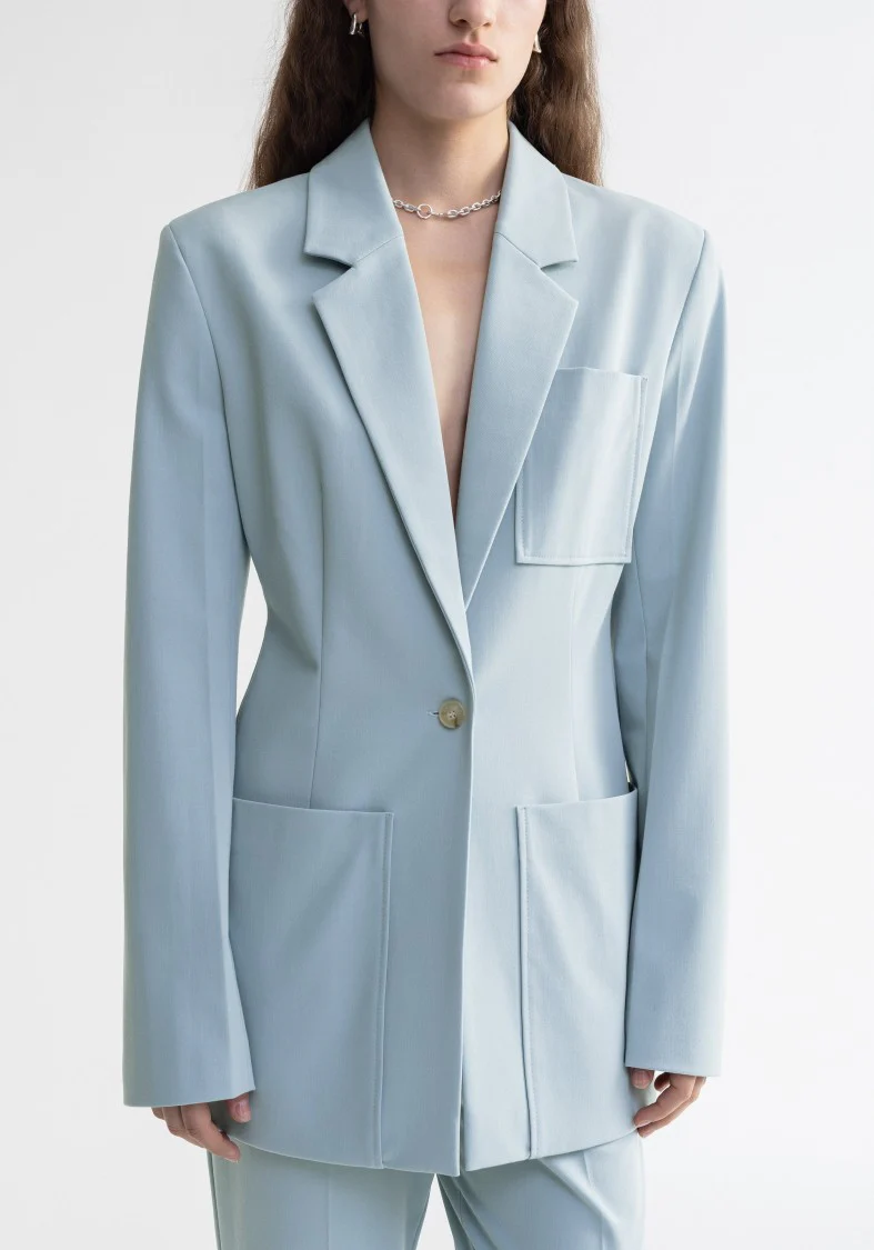 Mila - Waisted Blazer With Oversized Pockets