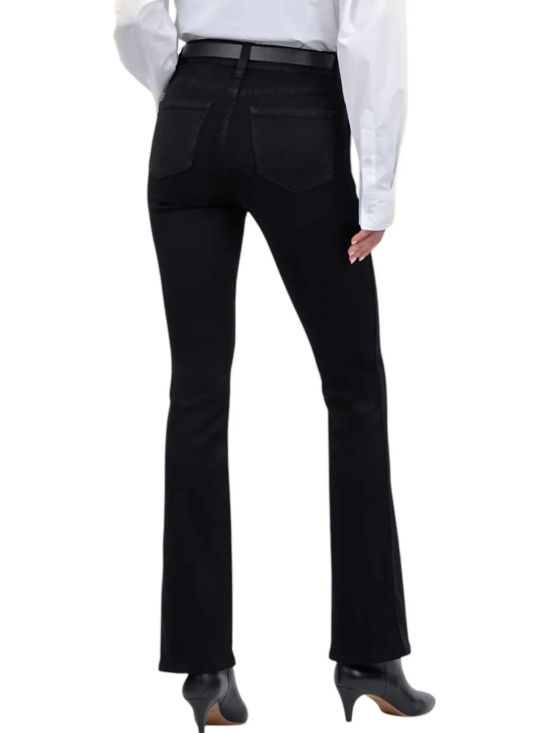 Natalie High Rise Fab Ab Jeans In Black
