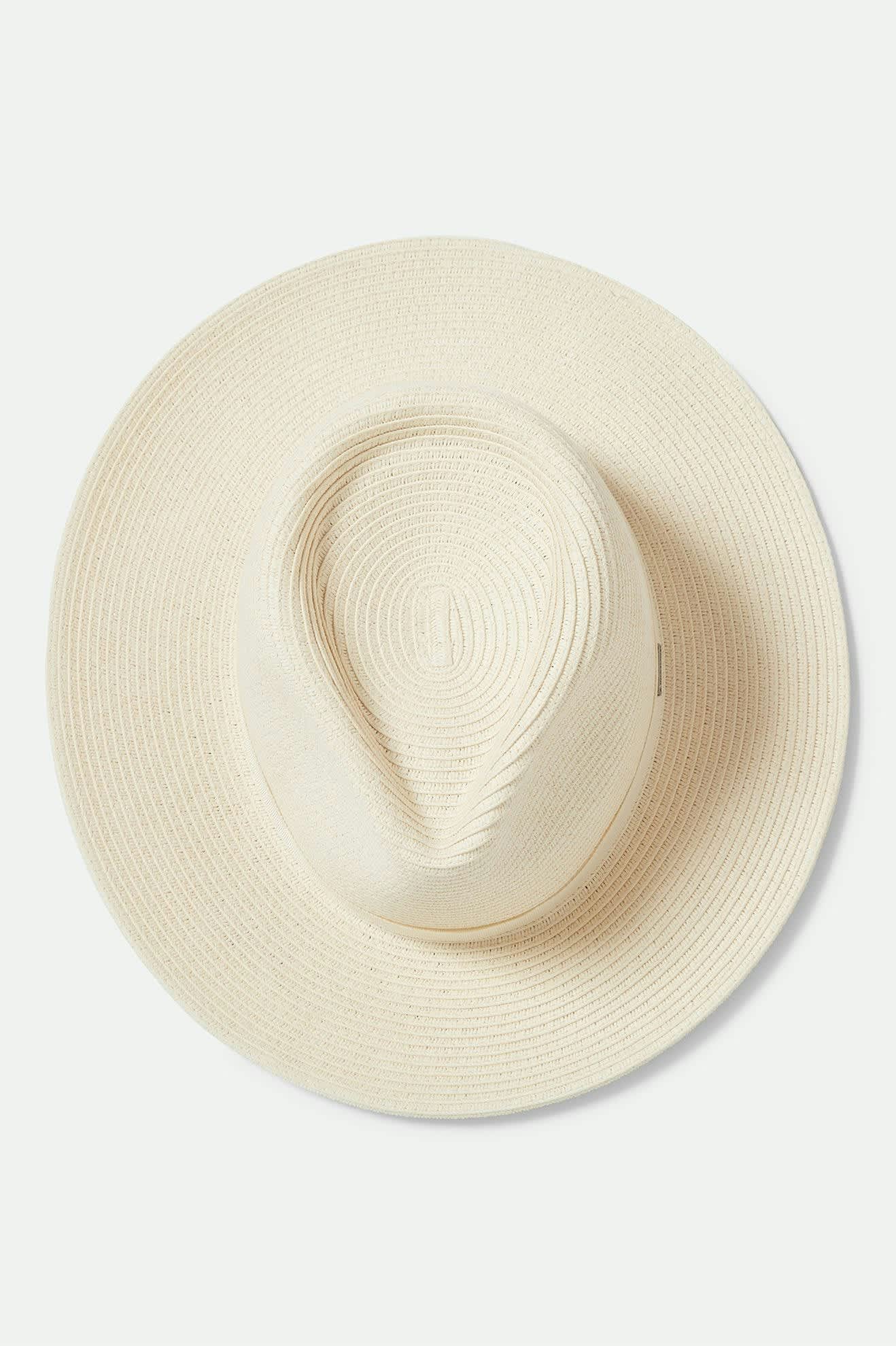 Carolina Straw Packable Travel Hat - Bone/Bone