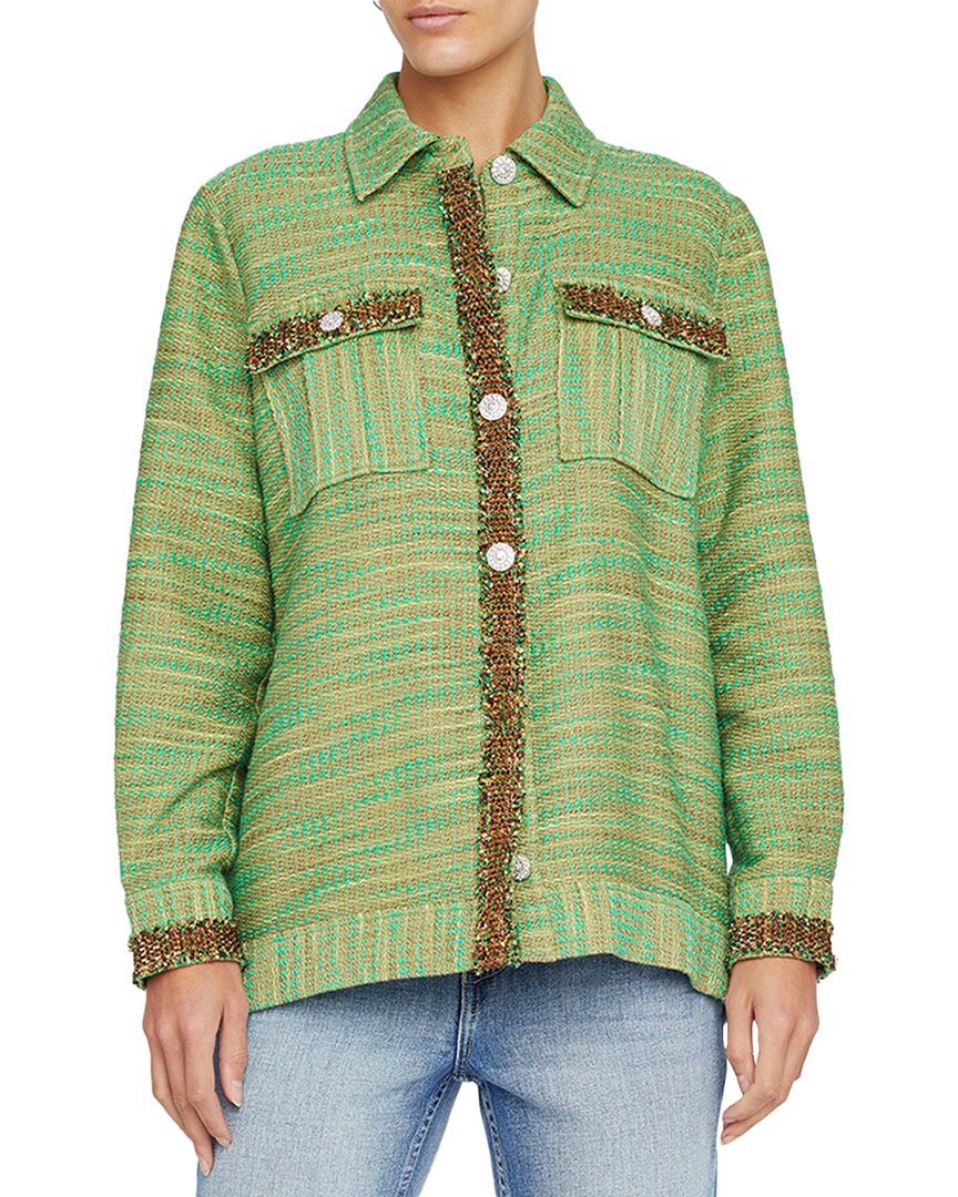 L'AGENCE Jeanine Tweed Shacket