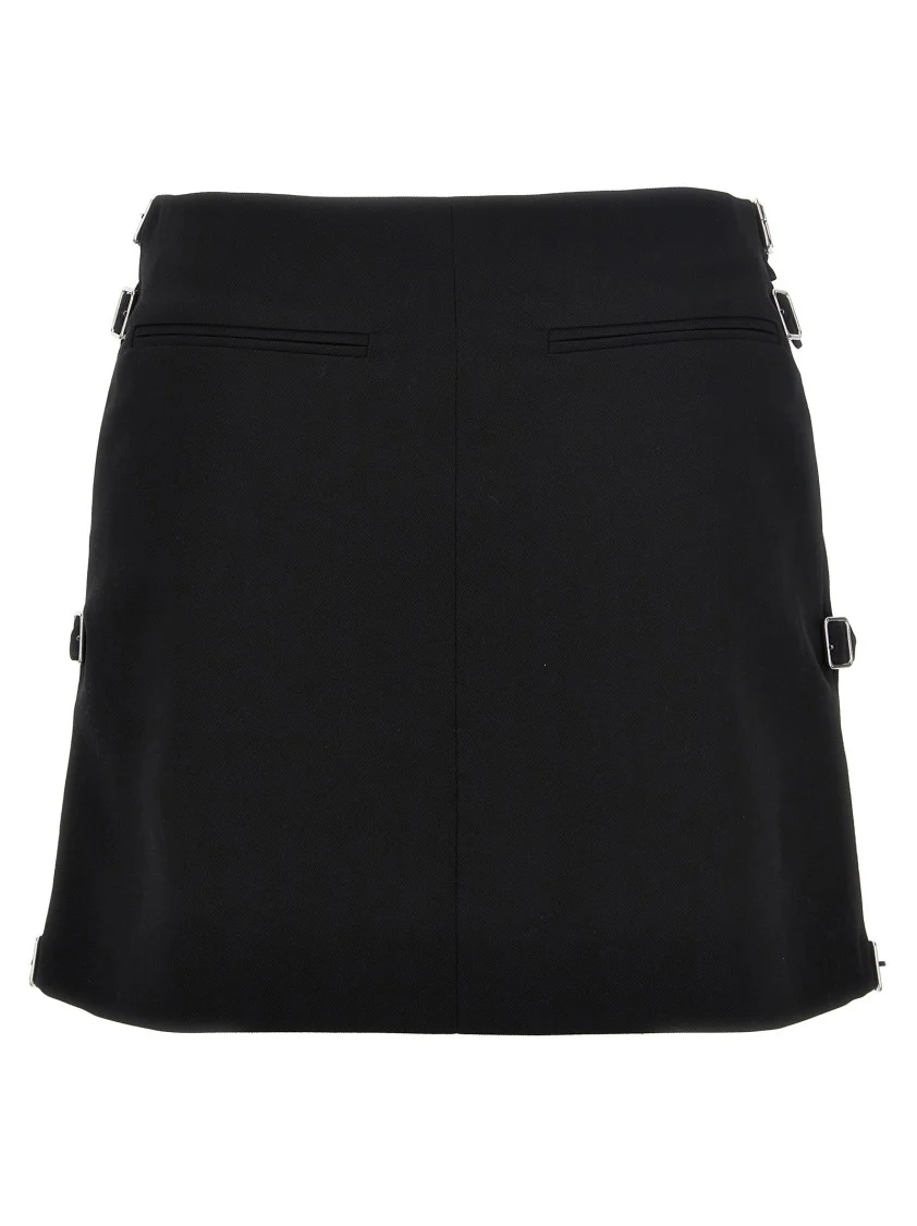 Multi Sangle Wool Mini' Skirt