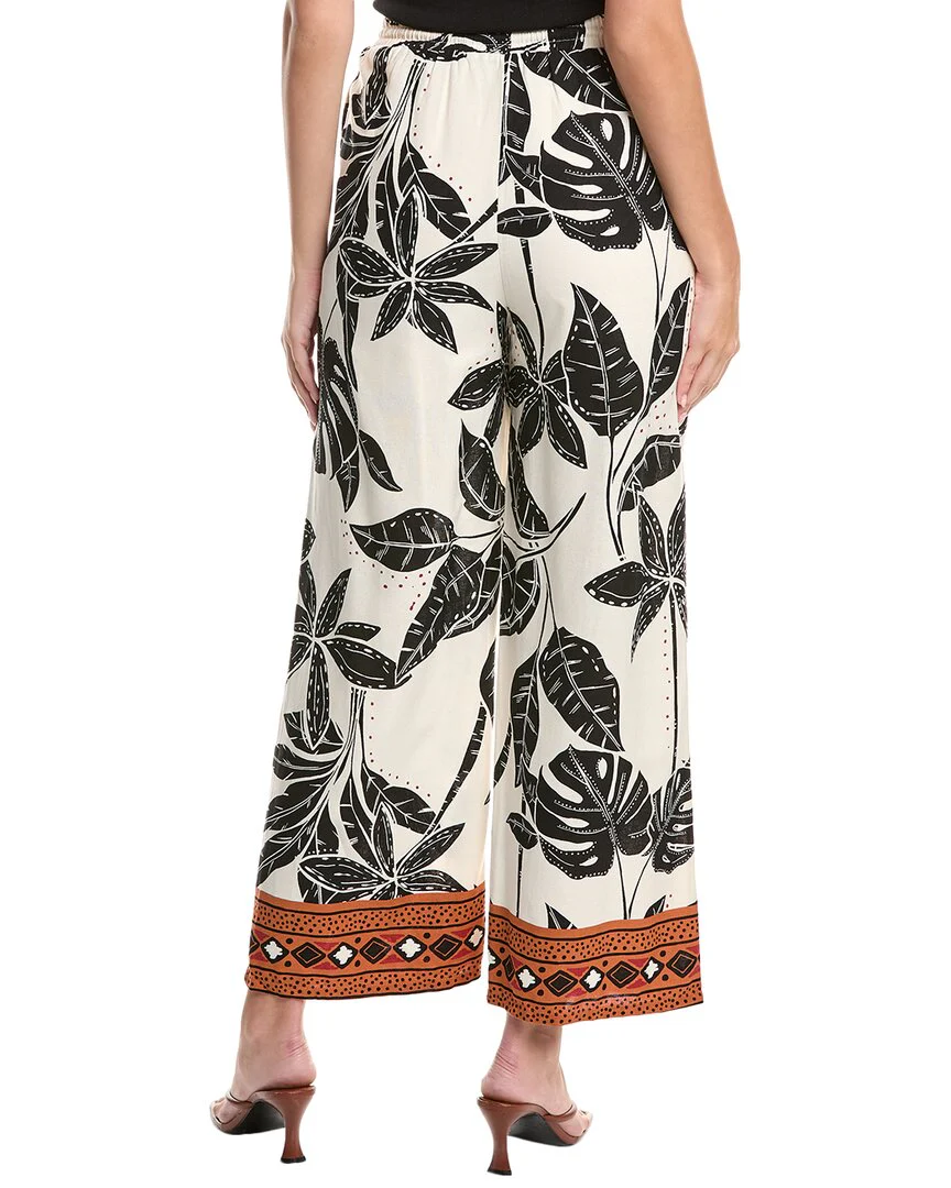 FATE Drawstring Linen-Blend Pant