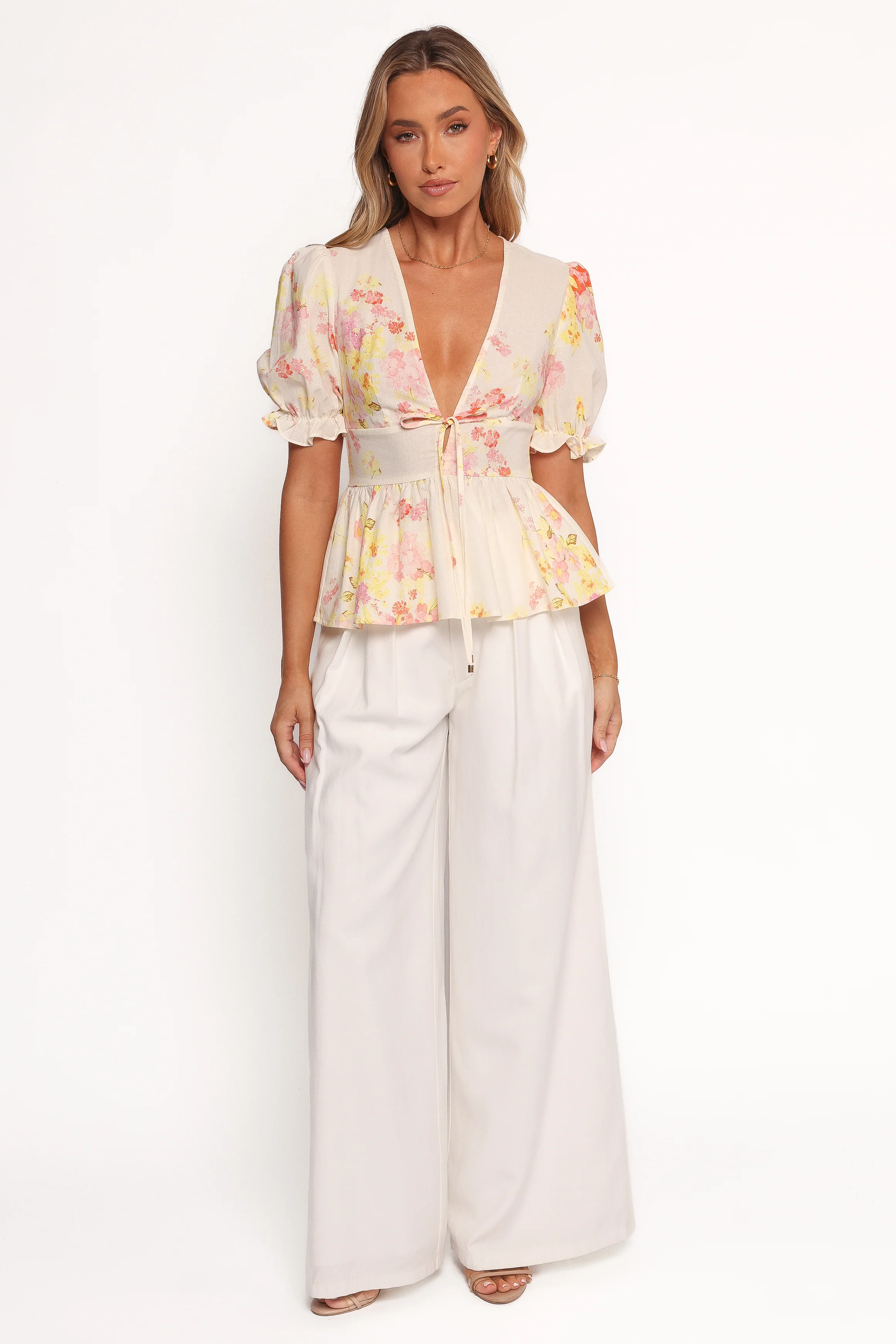 Duchess Top - Pink Floral