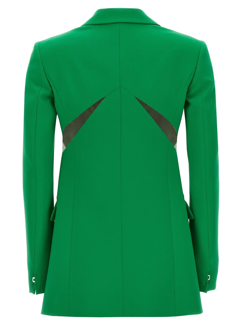 Tulle Insert Blazer Jacket