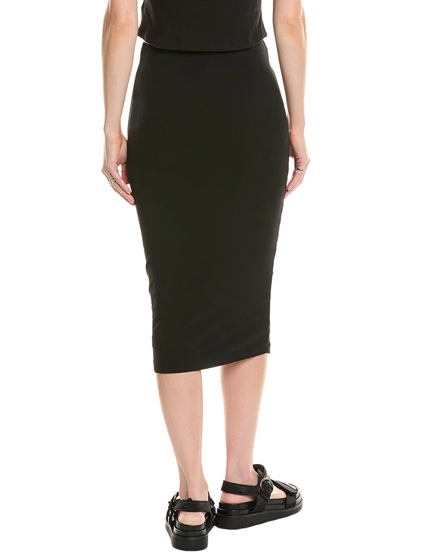 James Perse Recycled Brushed Jersey Midi Skirt