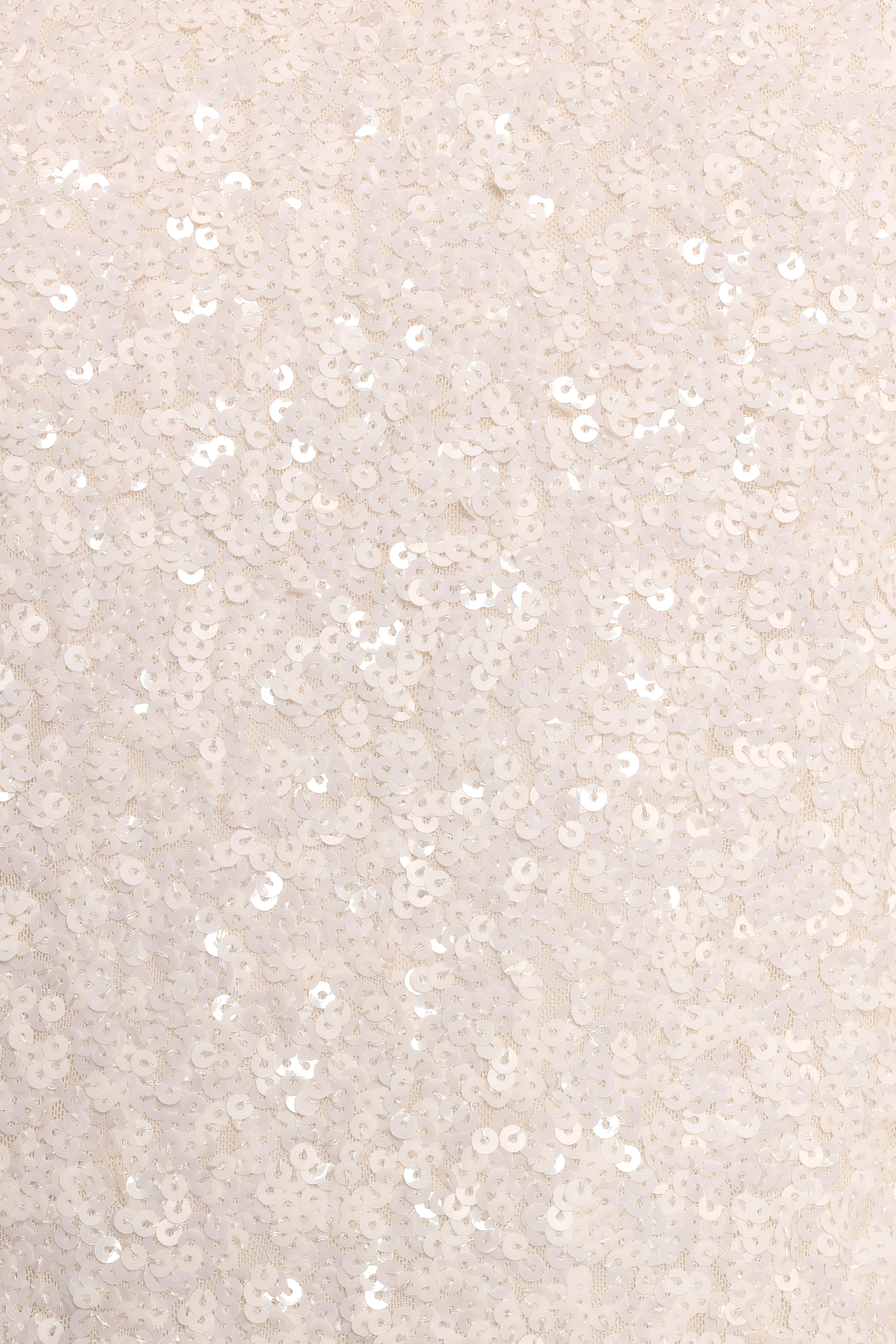 Kezie Sequin Mini Dress - Cream