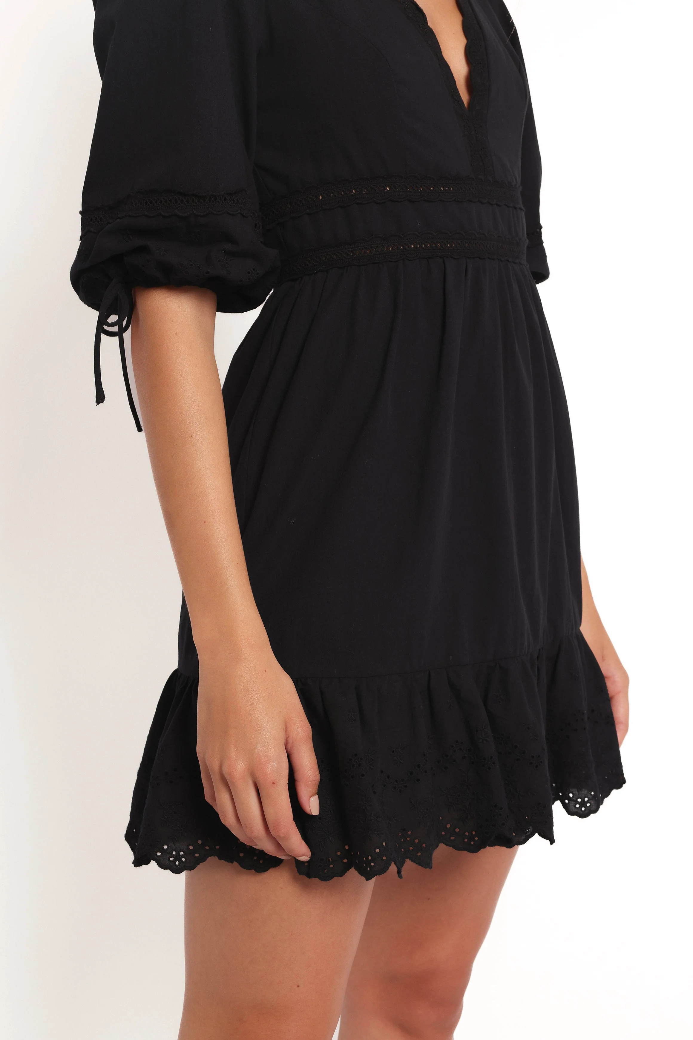 Estella Mini Dress - Black