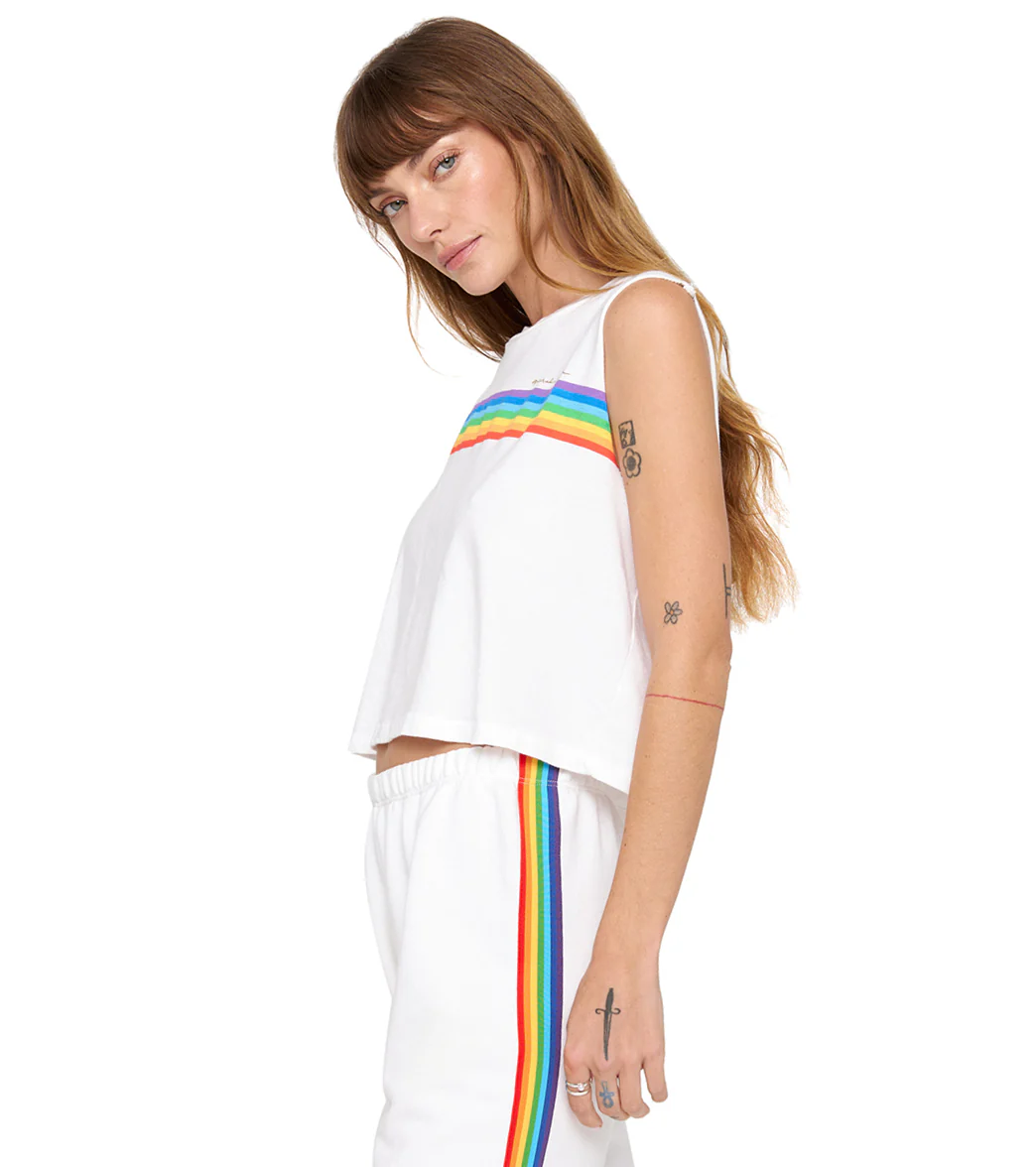 Spiritual Gangster Rays Callie Crop Tank