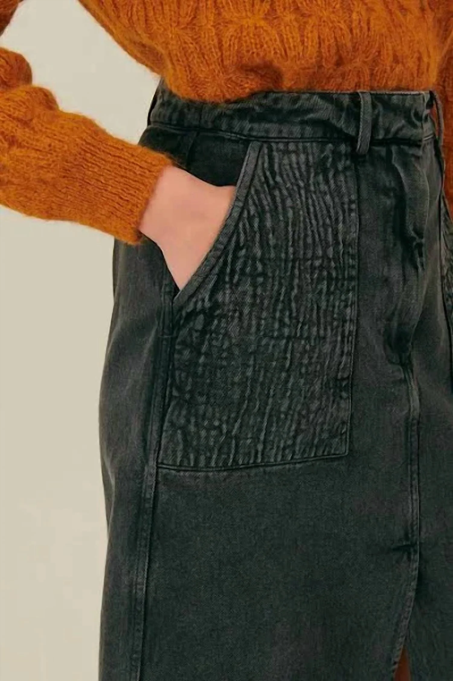 Skirt Arles In Charcoal