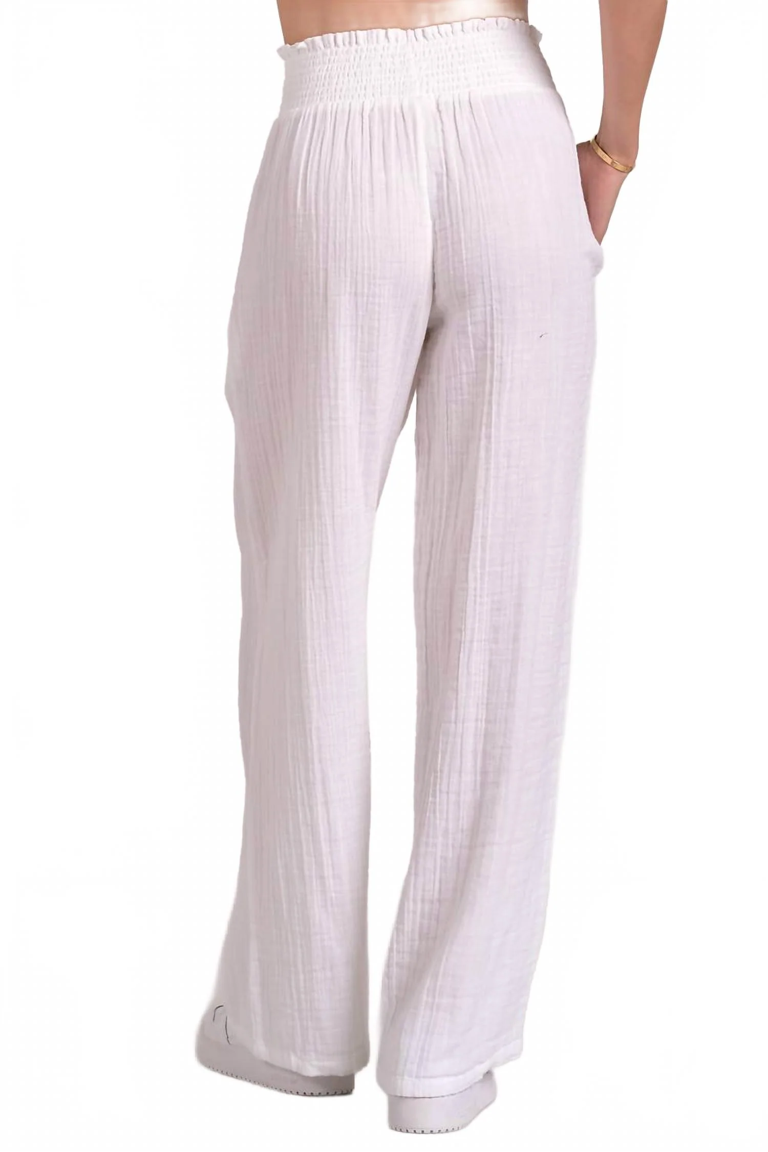 Summer Breeze Pant In White
