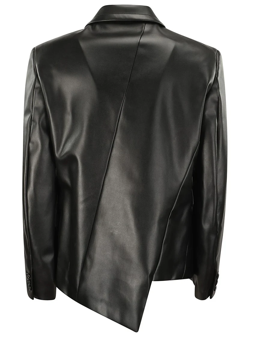 Structured Jacket With Oversized Shoulder Straps