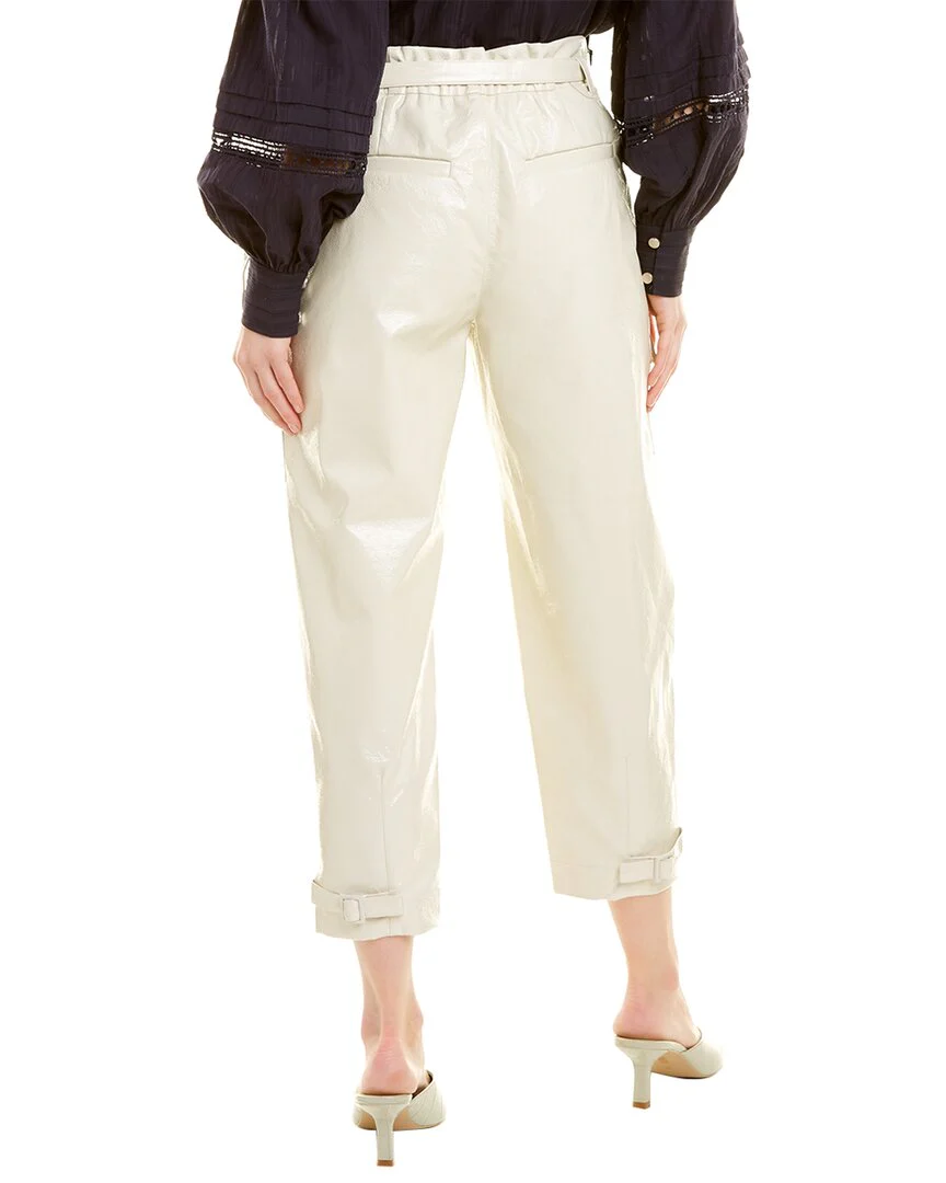 Ted Baker Vinala Barrel Leg Vinyl Trouser