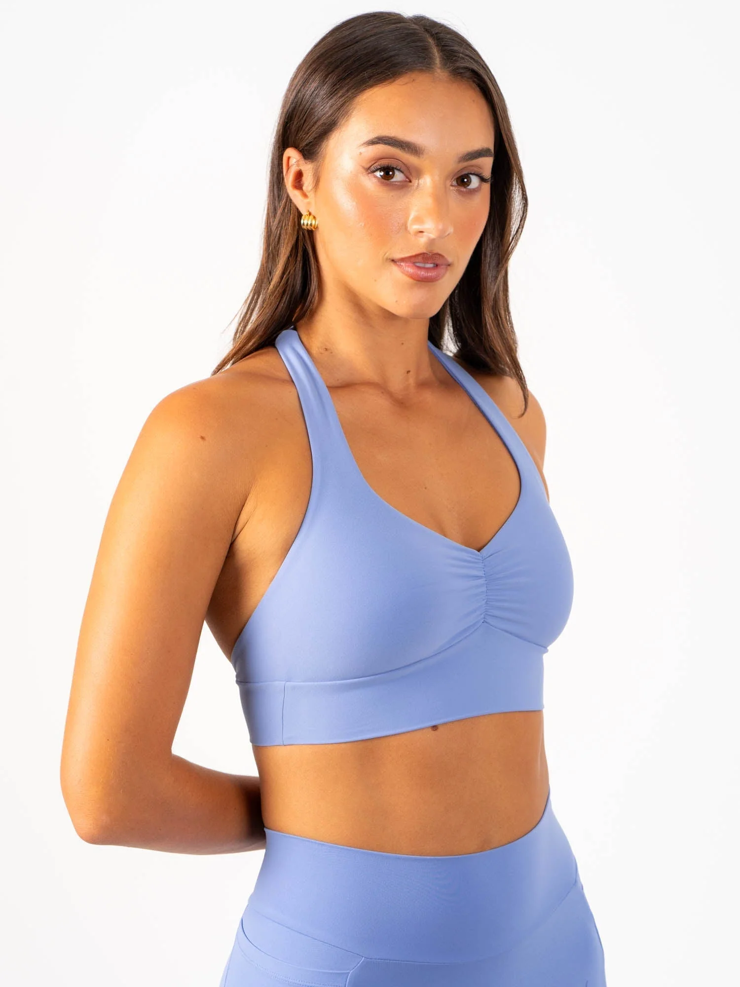 NKD Scrunch Halter Bra - Dreamy Blue