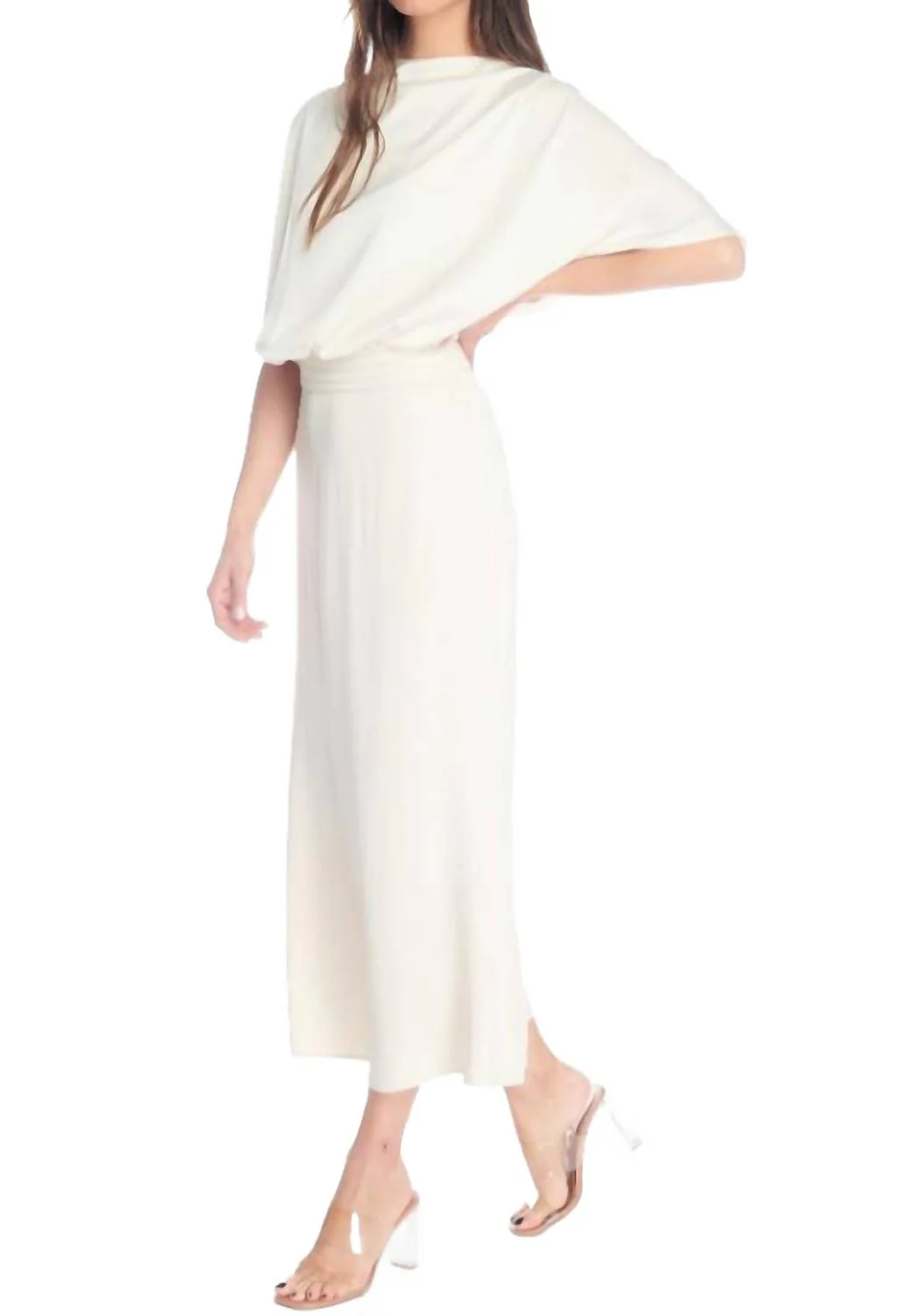 The Nuccia Skirt In Pearl