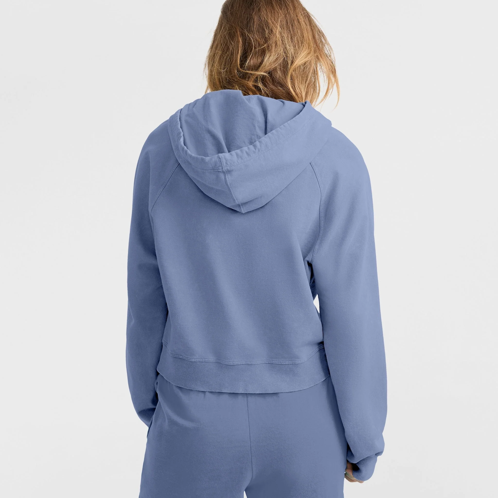 Vintage Wash Zip-Up Hoodie,  C Logo