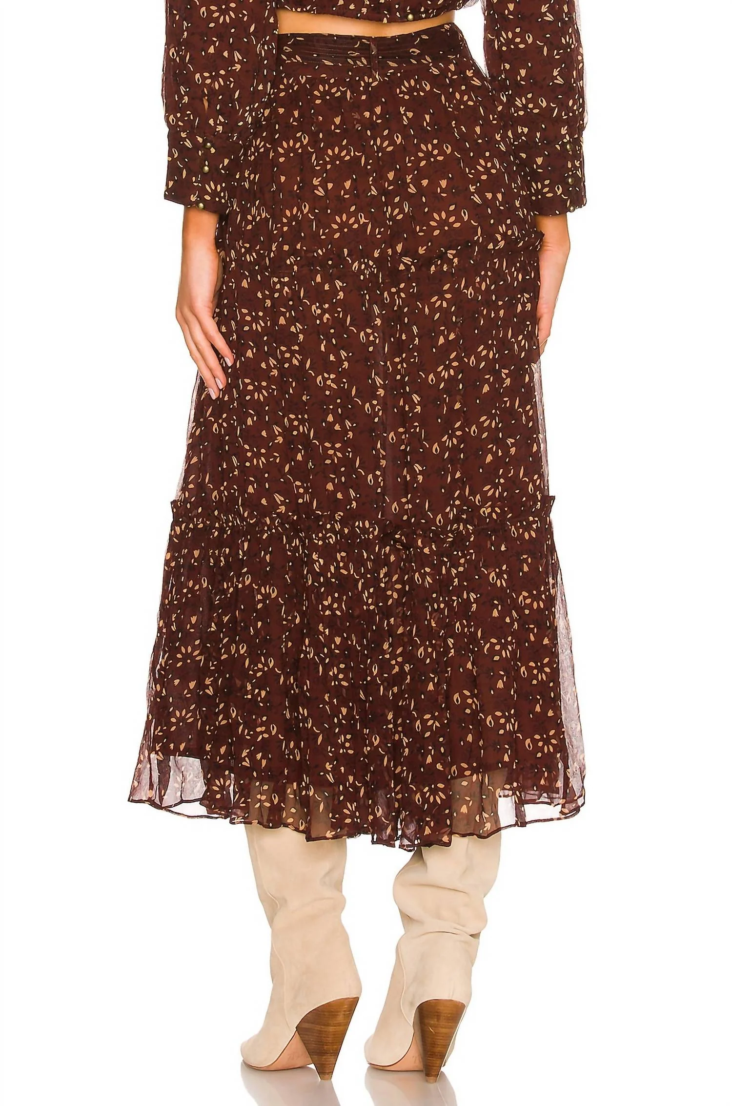 Charlie Skirt In Zadia Block Print