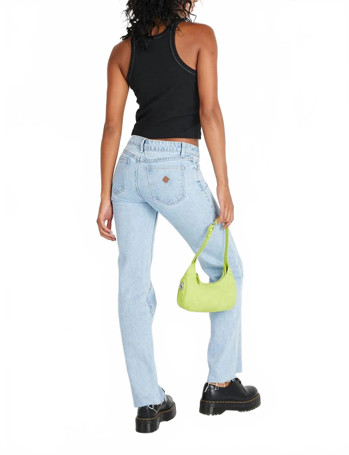 Walk Away 99 Low Straight Jean In Bright Blue Stone Wash