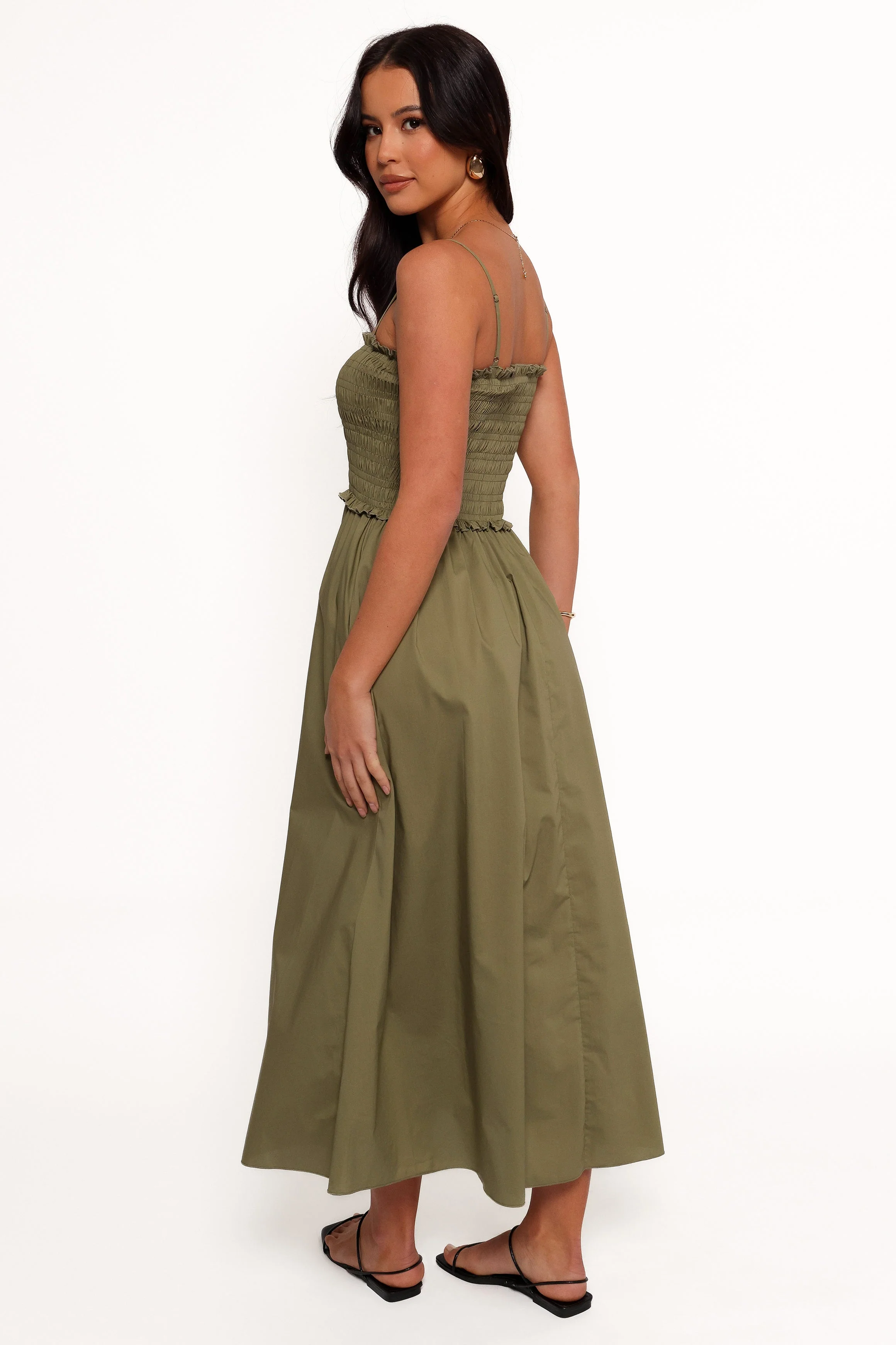 Nigella Maxi Dress - Olive Green