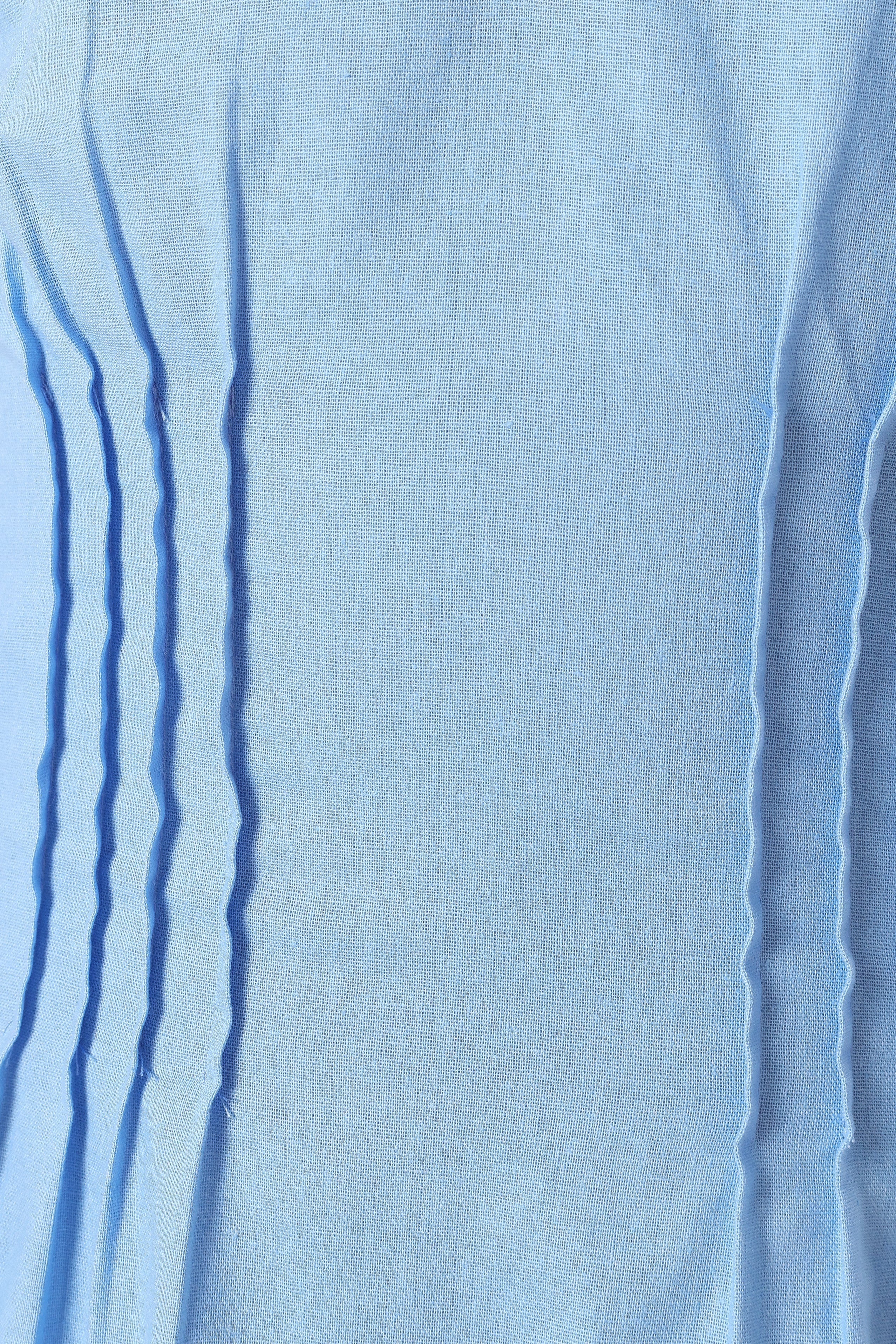 Lainey Tie Maxi Dress - Blue