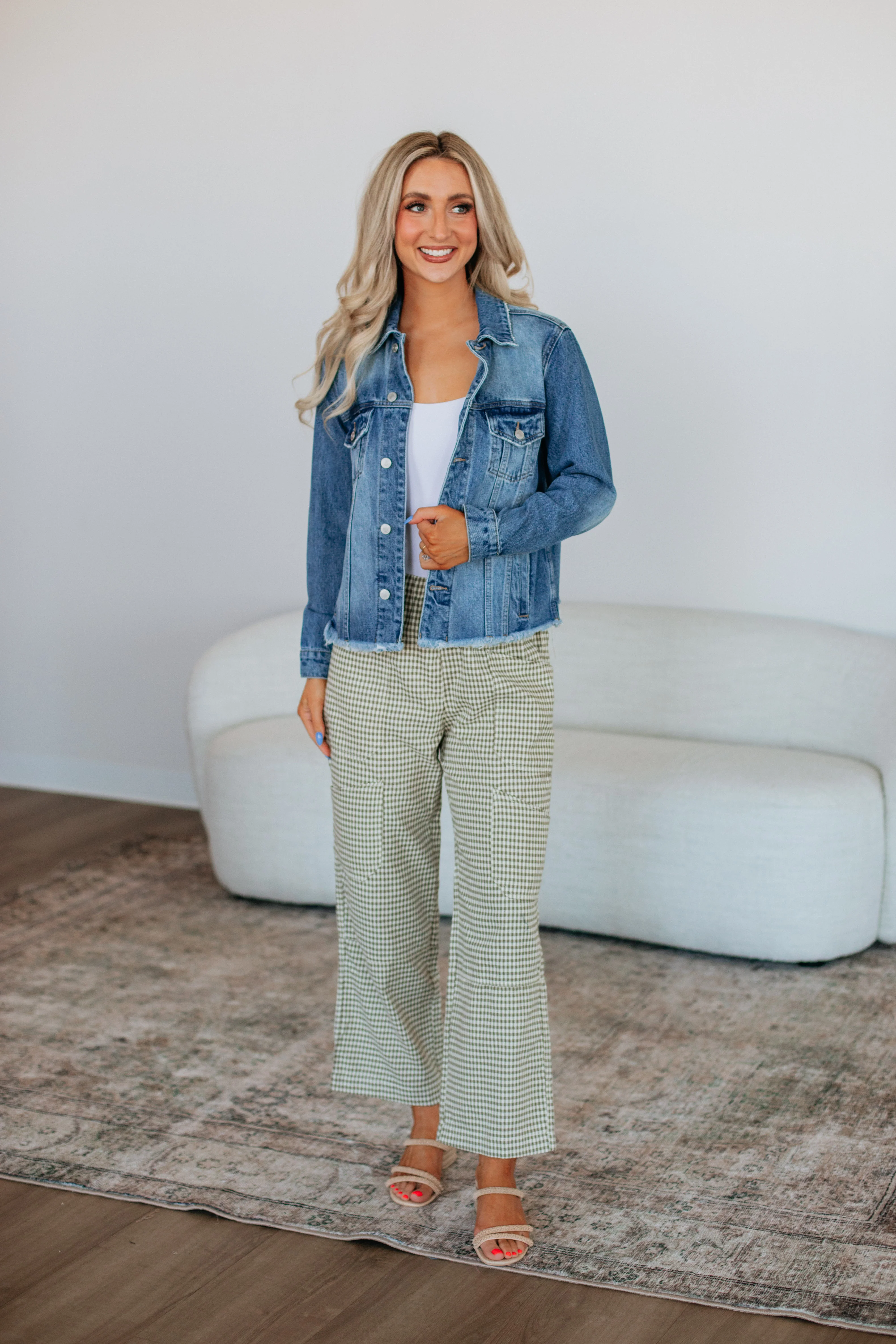Oliya Plaid Pants