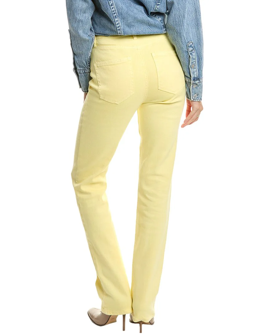 AFRM Heston Canary Yellow High-Rise Straight Leg Jean